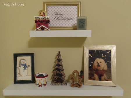 Christmas - Craft Room Shelves