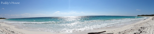 Mexico - Xcacel beach panarama