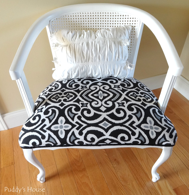 ugly to pretty chair version 2 with pillow
