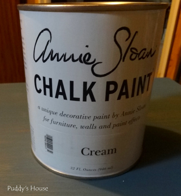 DIY Plant Stand Makeover - Annie Sloan Cream