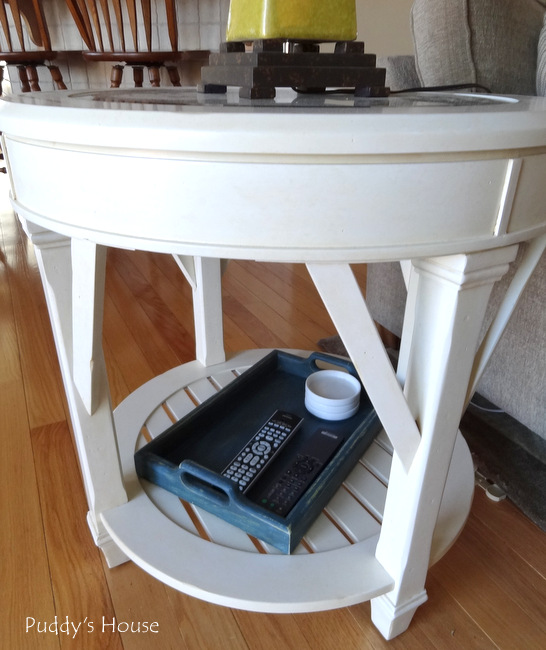 Tray Makeovers - tray on end table